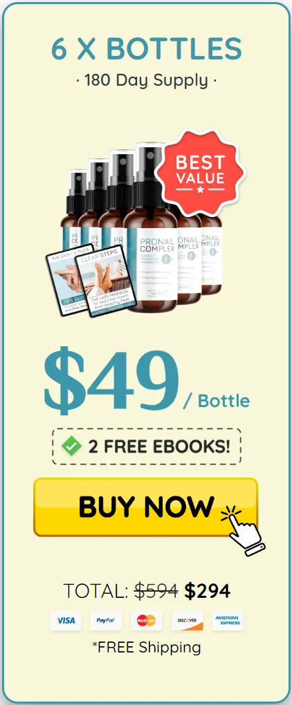 ProNail Complex™ 6 bottles pricing